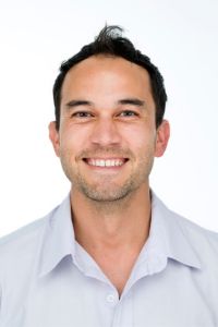 Portrait photograph of Rob Durnan smiling