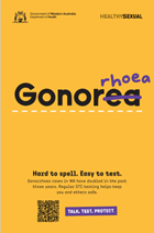 incorrect spelling of gonorrheoa