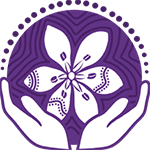 The Kara Maar logo is a five-petalled milkmaid plant flower, which represents sustenance as it is a food source, supported by two hands symbolising support, connection and healing.