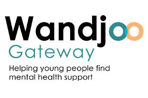 Text reads Wandjoo Gateway - Helping young people find mental health support