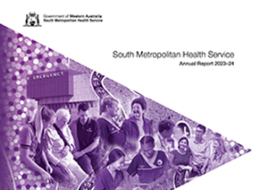 Front cover of the South Metropolitan Health Service Annual Report 2023-24